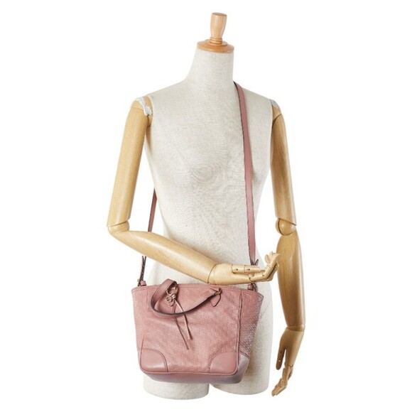 GUCCI Pink Leather Shoulder Bag - Picture 10 of 10